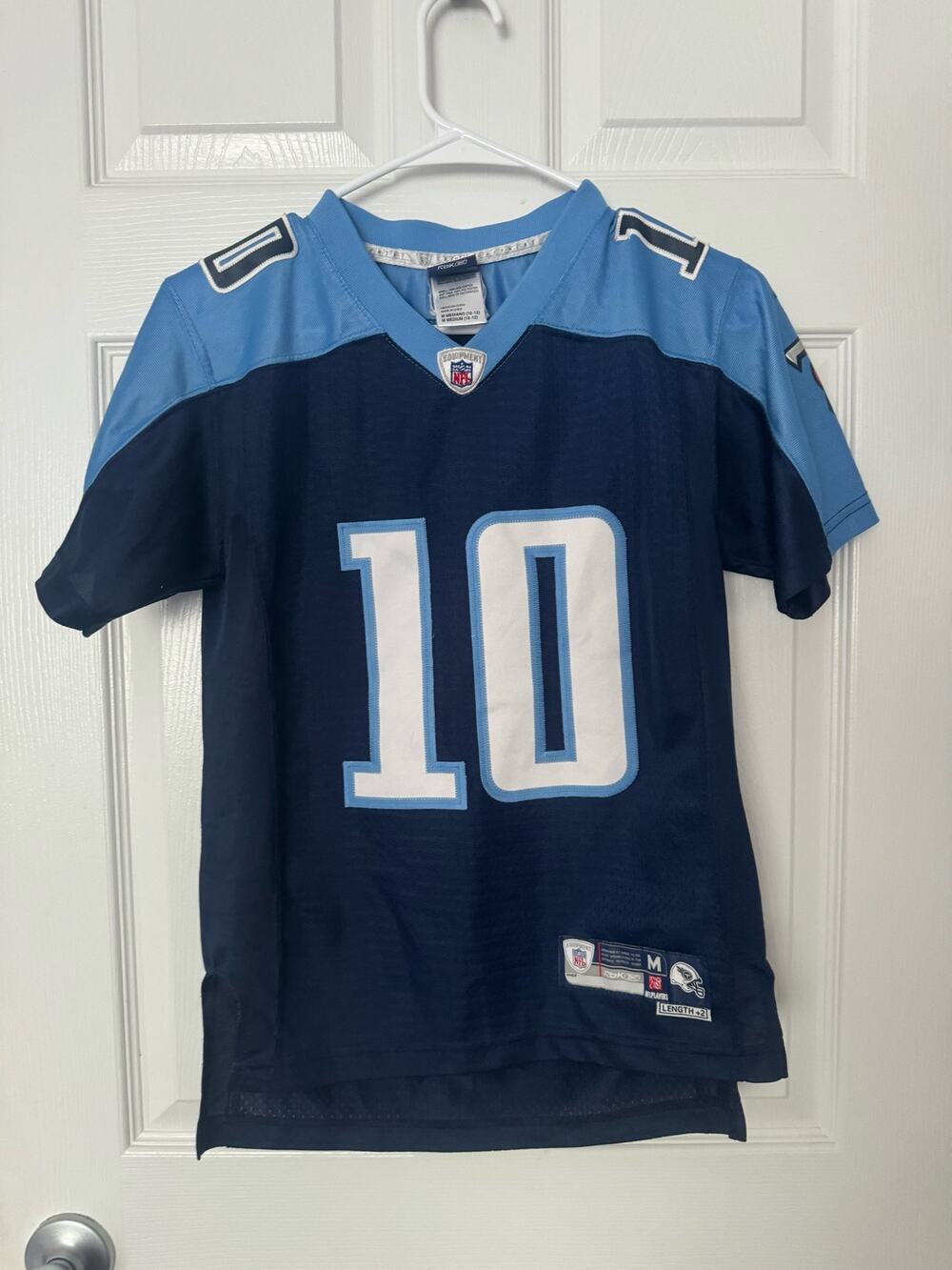 Reebok NFL Tennessee Titans Vince Young 10 Youth Jersey Sz: Medium